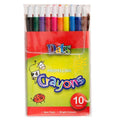 Crayon Propelling 10 Pack in PVC Wallet - Stationery product at Price Busters Variety