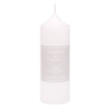 5Cm X 15Cm Unscented White Candle
