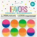 8 Bounce Balls - 32.5Mm 2 Tone