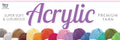 Acrylic Premium Yarn Header 90x30cm craft display header product photo