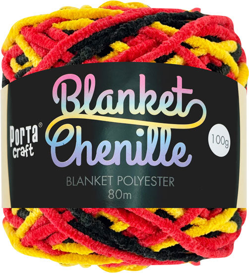 Chenille Blanket Yarn 100g 80m Multi Indigenous yarn product photo