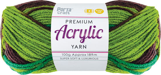 Acrylic Yarn 100g 189m 8 Ply Multi 02 Crafters Mine yarn product photo