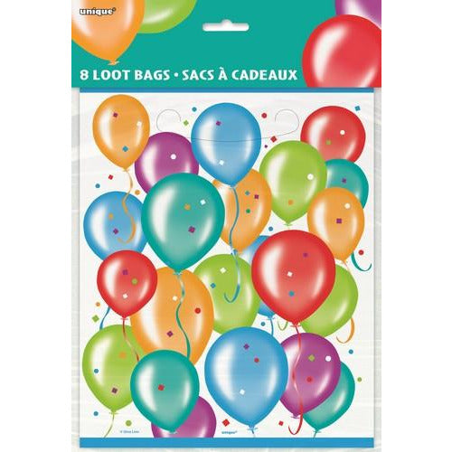 Balloon Birthday 8 Loot Bags