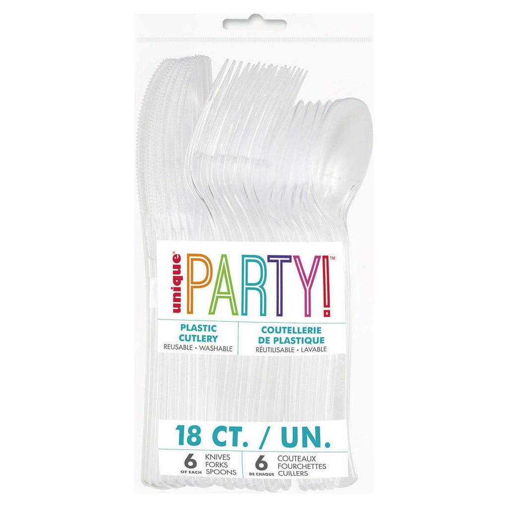 Clear 18 Asstd Cutlery