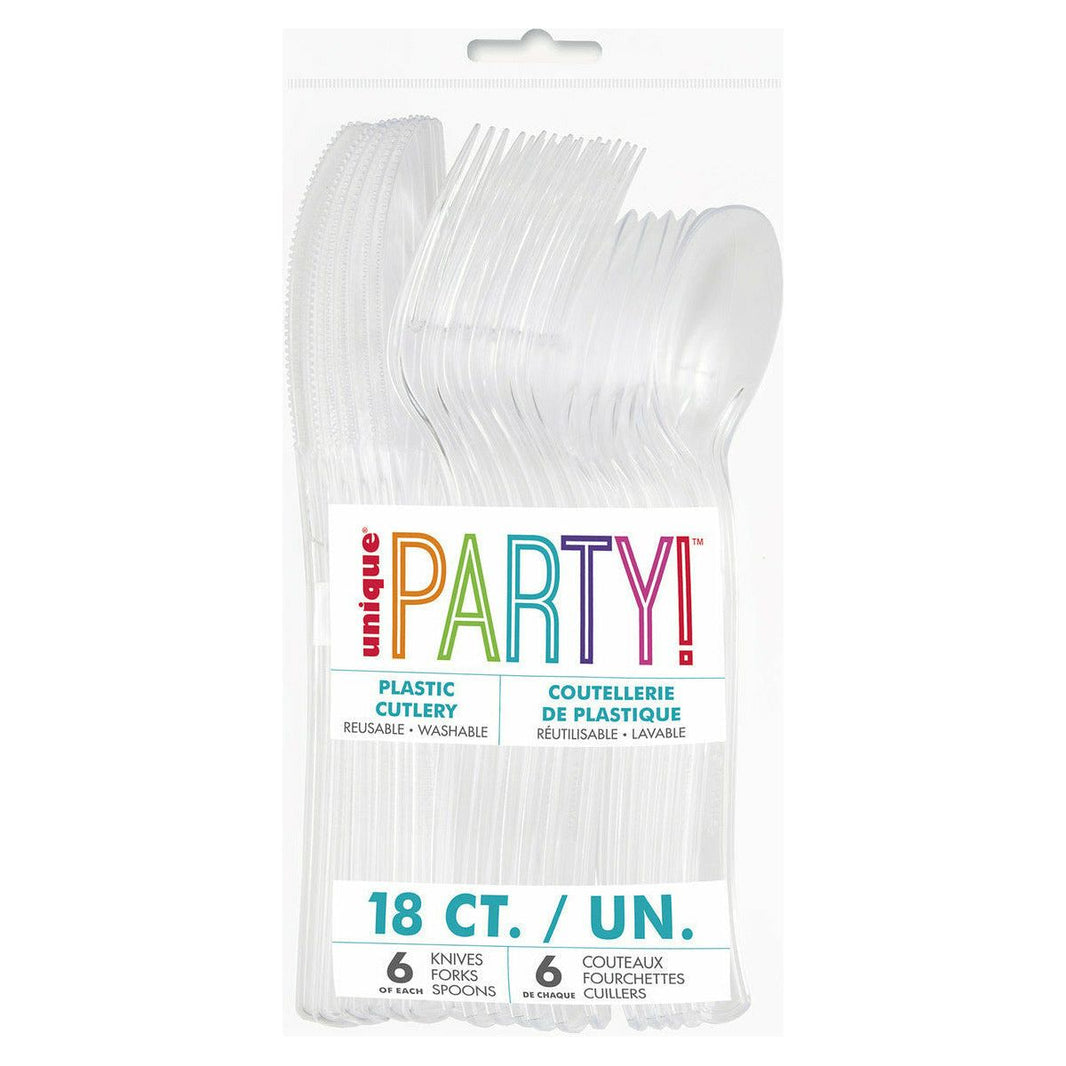 Clear 18 Asstd Cutlery
