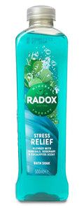 Radox 500Ml Bath Gel Stress Relief Blended With Minerals Rosemary & Eucalyptus Scent