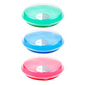 PP Platter Tray with Lid dia36x4.3cm Assorted Colours - Homeware product at Price Busters Variety
