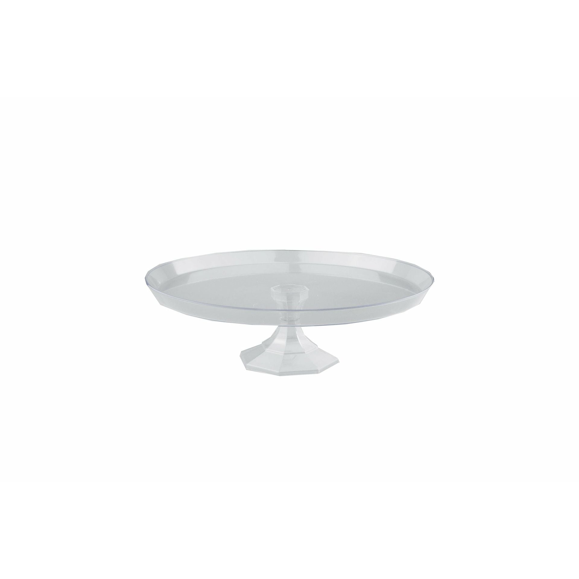 295mm Cake Stand Clear Pk1