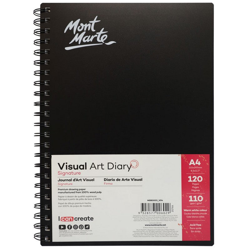 Mont Marte - A4 Visual Art Diary