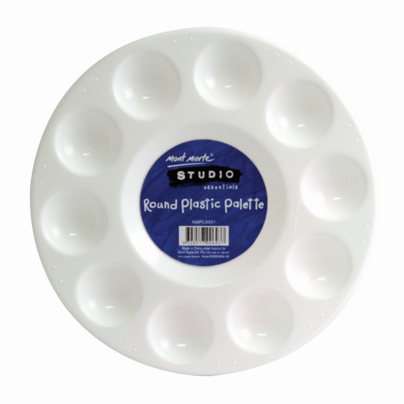 Mont Marte Round Palette - Plastic