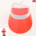 Sun Visor Party Hat-Red