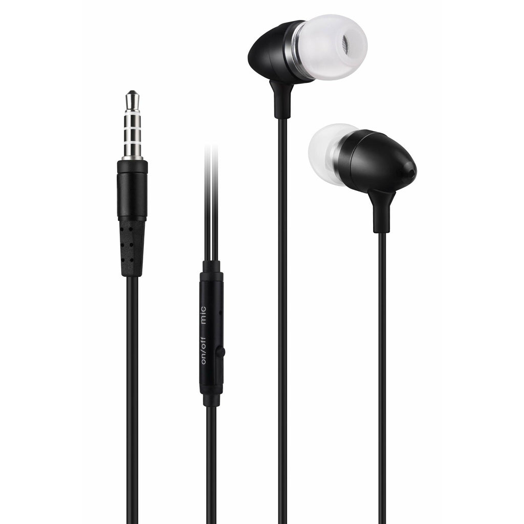 Igear Earphone with Mic - Metallic Black