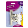 Clip Binder Silver 75mm 2 Pack - Stationery product at Price Busters Variety