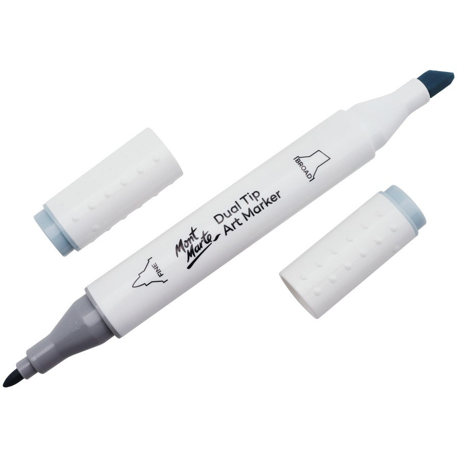 Mont Marte Dual Tip Alcohol Art Marker - Blue Grey