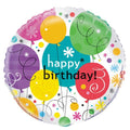 Foil Balloon Breezy Bday 18in