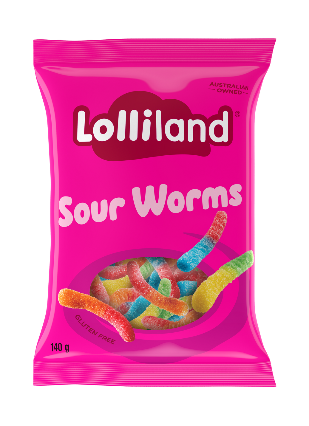 Lolliland Sour Worms 140g