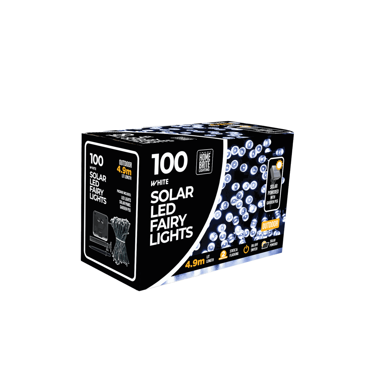 Solar Light 100Pc White