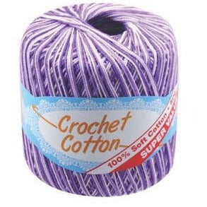 1pce Crochet Cotton Multi PURPLE1 50G