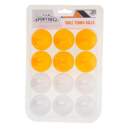 Balls Table Tennis 12 Pack Assorted Pack Orange and White - Toys product at Price Busters Variety, image 2