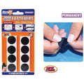 16pce Velcro Tabs-Hook&Loop-22mm-Black
