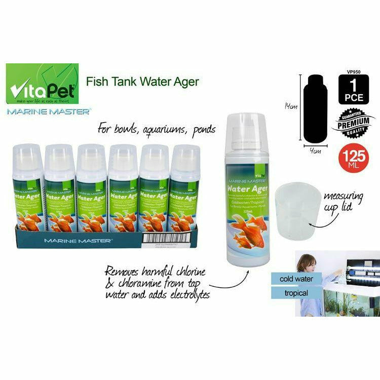 1pce Fish Tank Water Ager 125ml