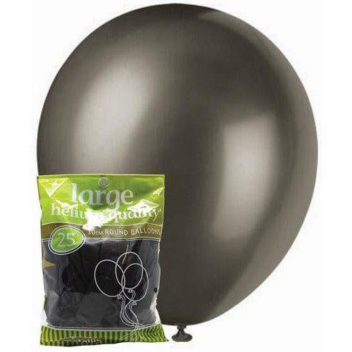 Blns 25 X 30Cm Metallic Black