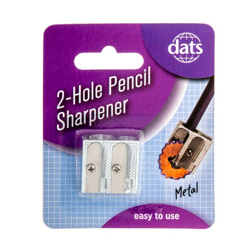 Sharpener Pencil Metal 2 Hole - Stationery product at Price Busters Variety