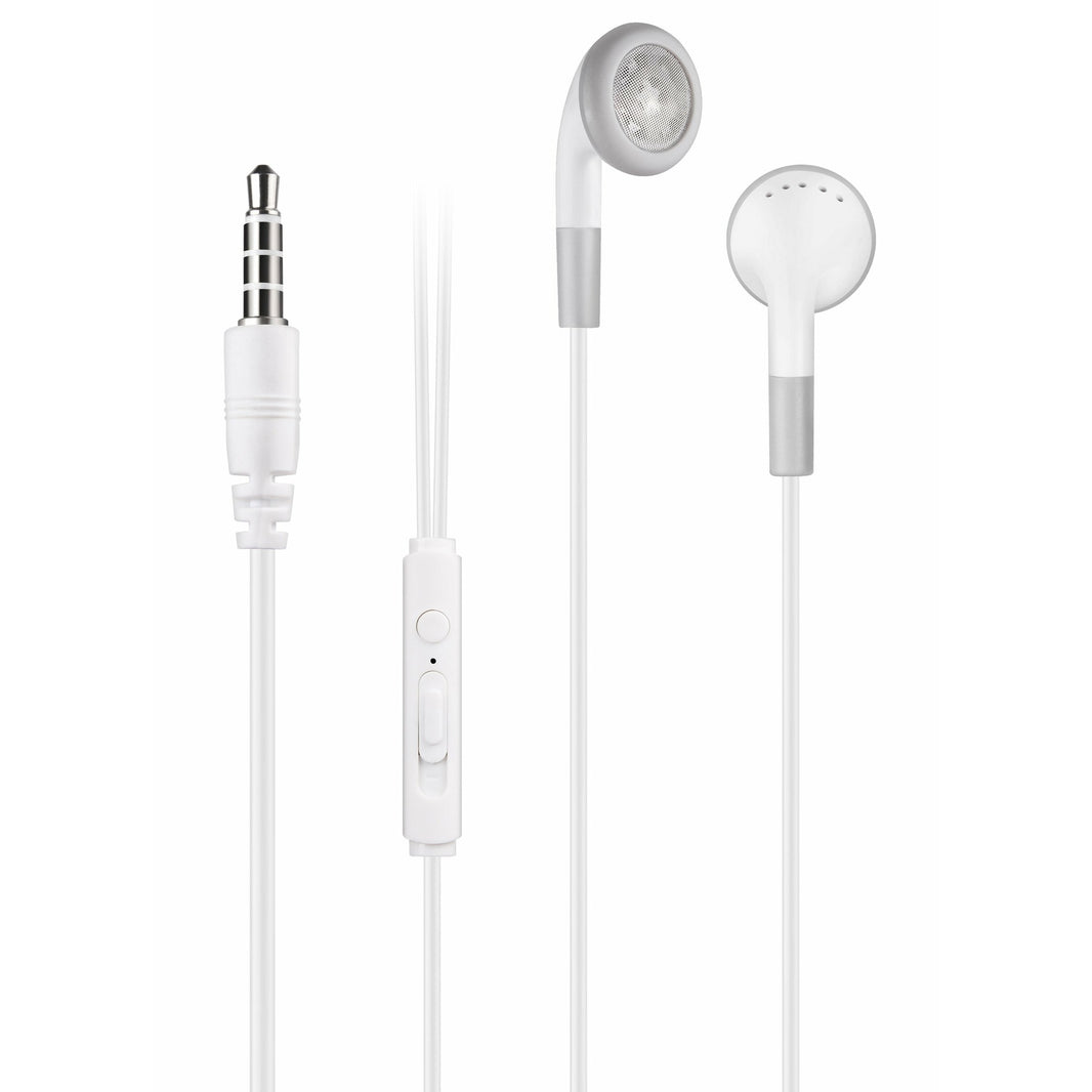Igear Earphone with Mic and Volume Control - White