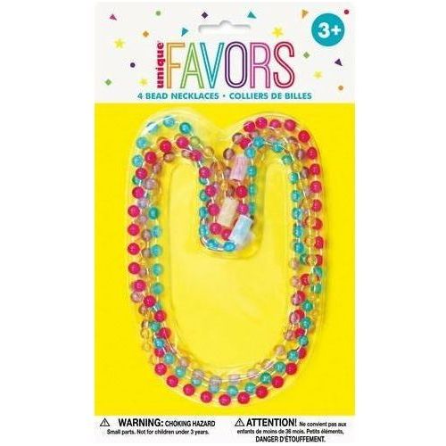 4 BEAD NECKLACES