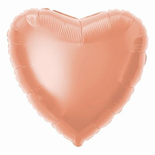 Rose Gold Heart 45cm (18") Foil Balloon Packaged