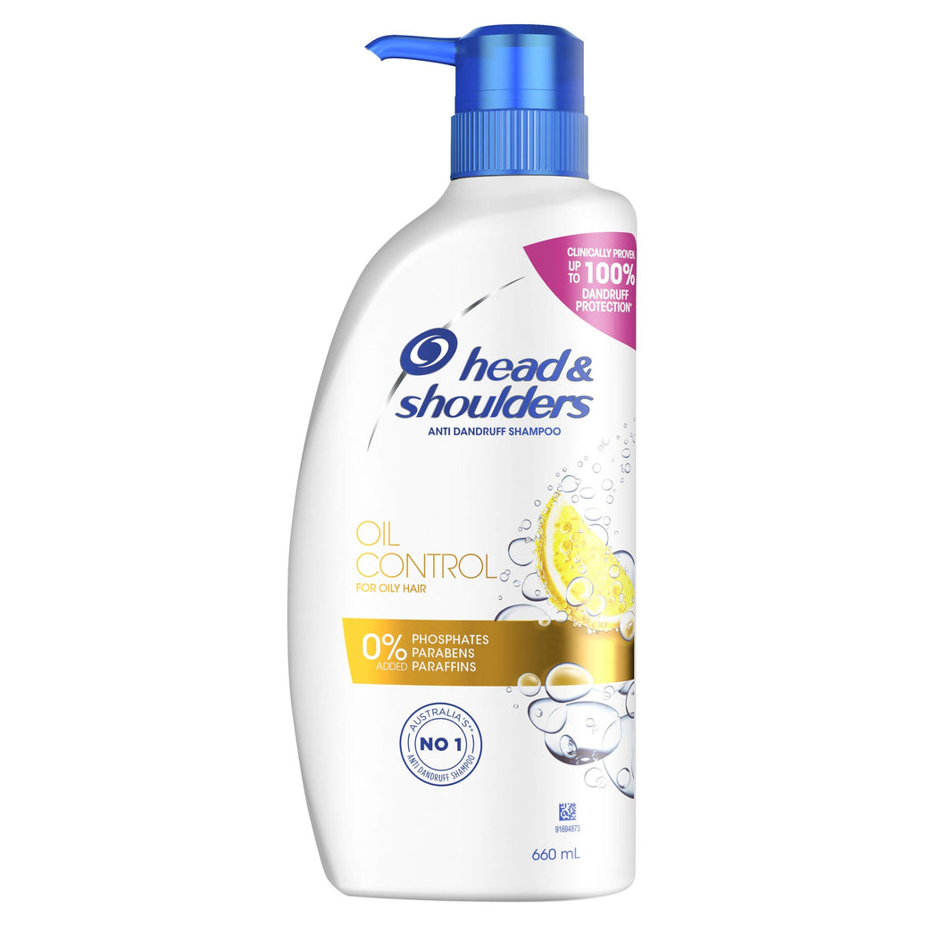 Head And Shoulders 660Ml Shampoo Anti Dandruff Oil Control For Oily Hair