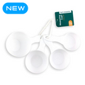 Measuring Cup Plastic Set of 4 White - Kitchen product at Price Busters Variety