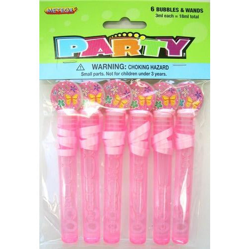6 Bubbles & Wands - Pink