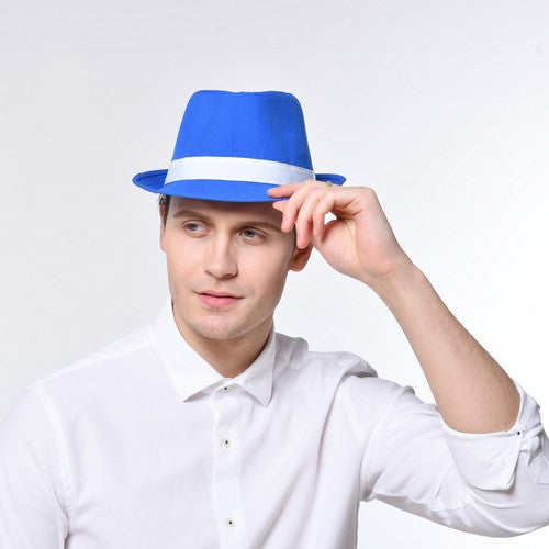 Costume Fedora Hat - Blue - product image
