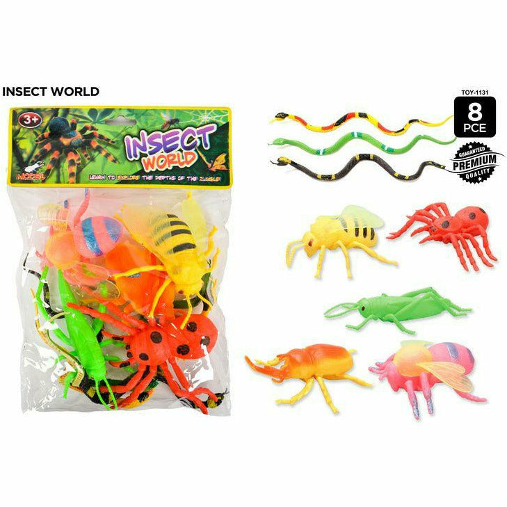 8pce Insect World Asst. Insects