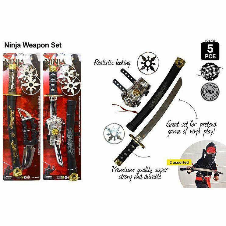 5pce Ninja Playset