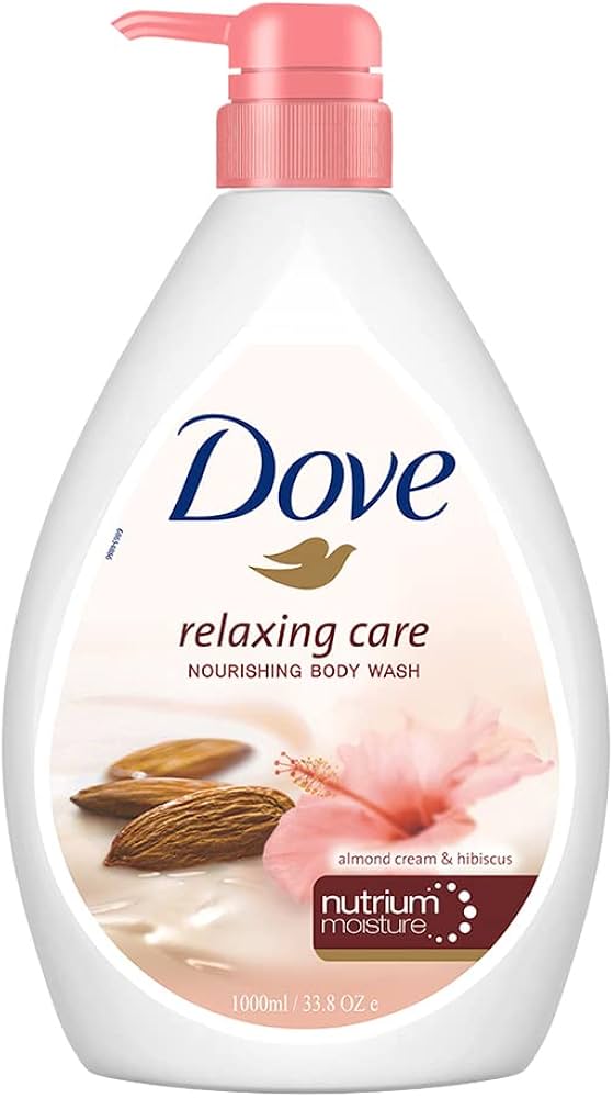 Dove Body Wash Nourishing Relaxing Care Almond Cream & Hibiscus 1000ml