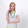 3Pk 80Cm Party Necklace-Green