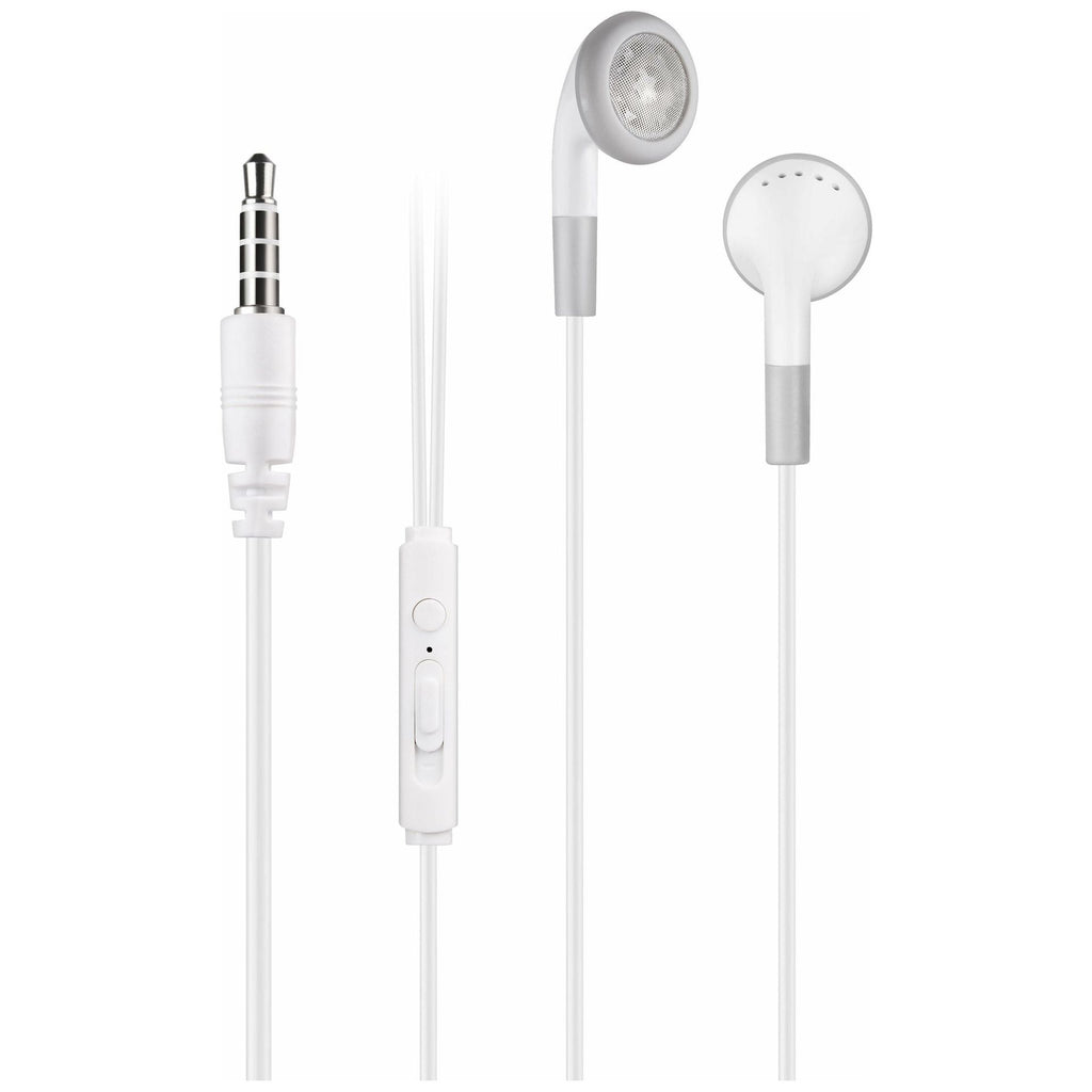 Igear Earphone with Mic and Volume Control - White