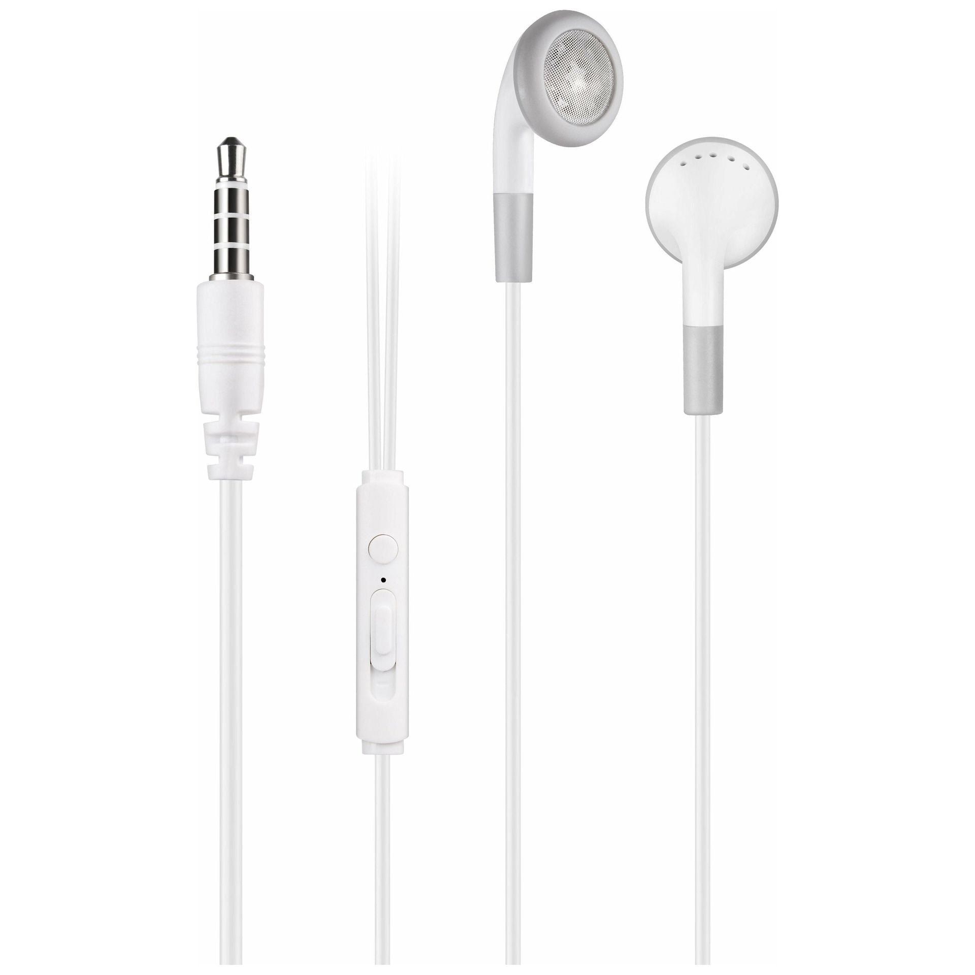 Igear Earphone with Mic and Volume Control - White