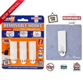 3pce Self-Adhesive Hooks-1KG-Rem-5cmH