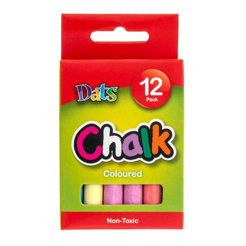 Chalk Coloured 12 Pack in Colour Box - Stationery product at Price Busters Variety