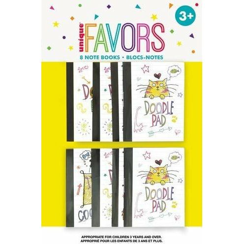 8 Doodle Pad Note Books