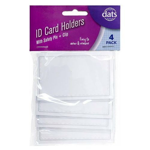 Badge Id Card Holder Clip on 4 Pack - Stationery product at Price Busters Variety, image 2