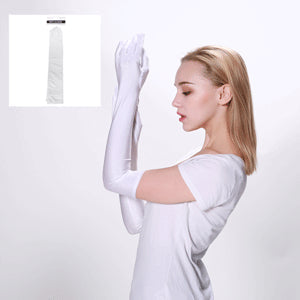 Long Gloves-White