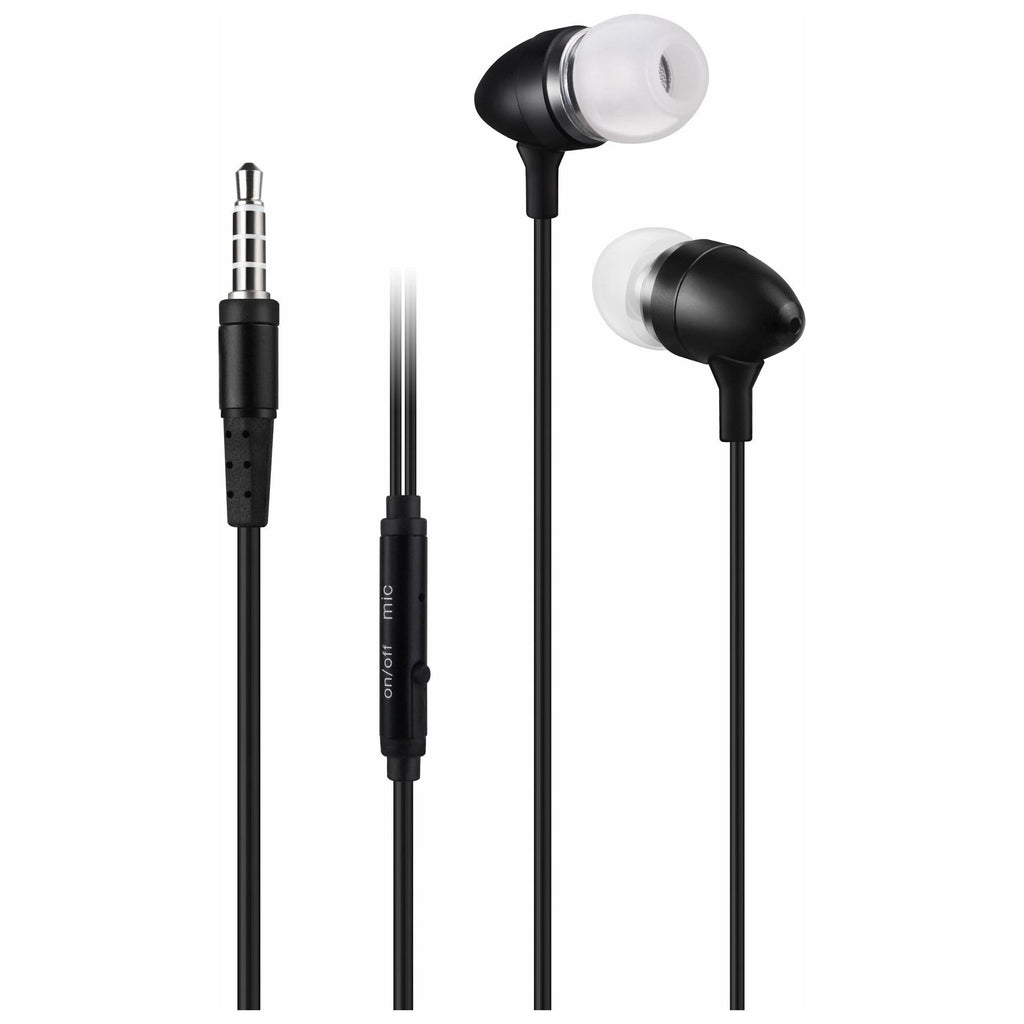 Igear Earphone with Mic - Metallic Black