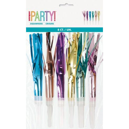 8 Foil Fringed Squawkers
