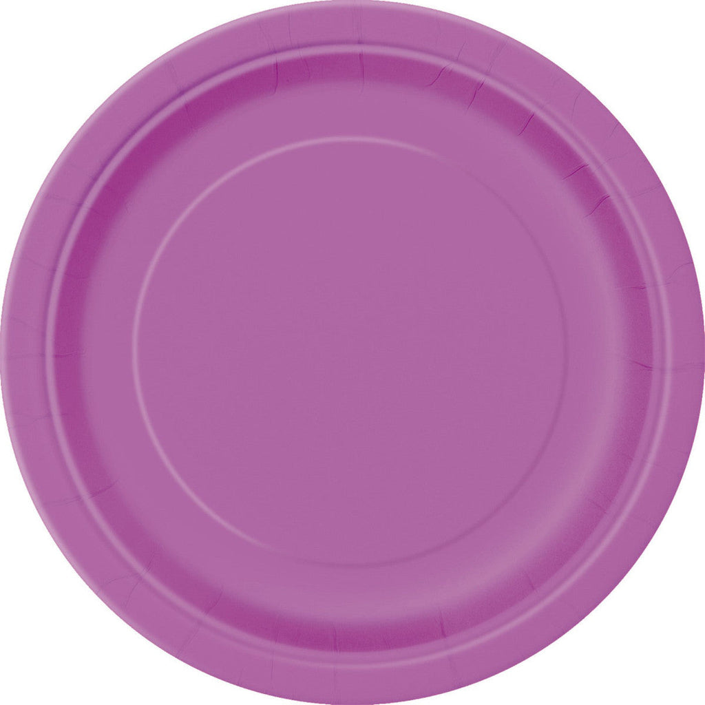 P/Purple 8 X 7" Paper Plates - Pf