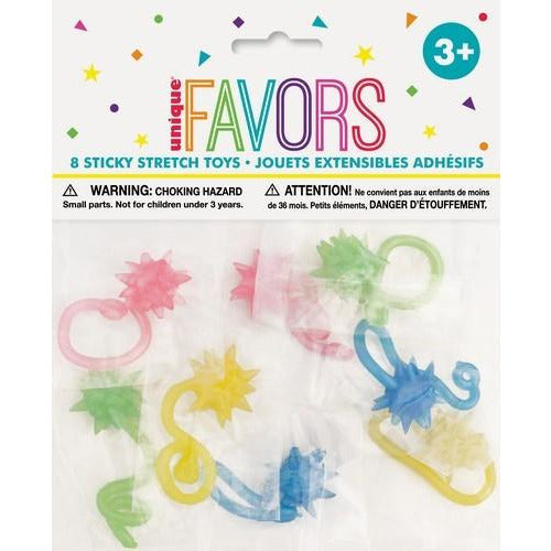 8 Starburst Sticky Stretch Toy - alternate product view 2