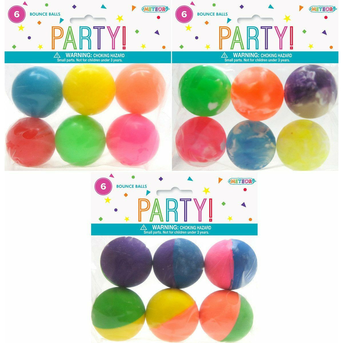 Hi Bounce Balls Pk6